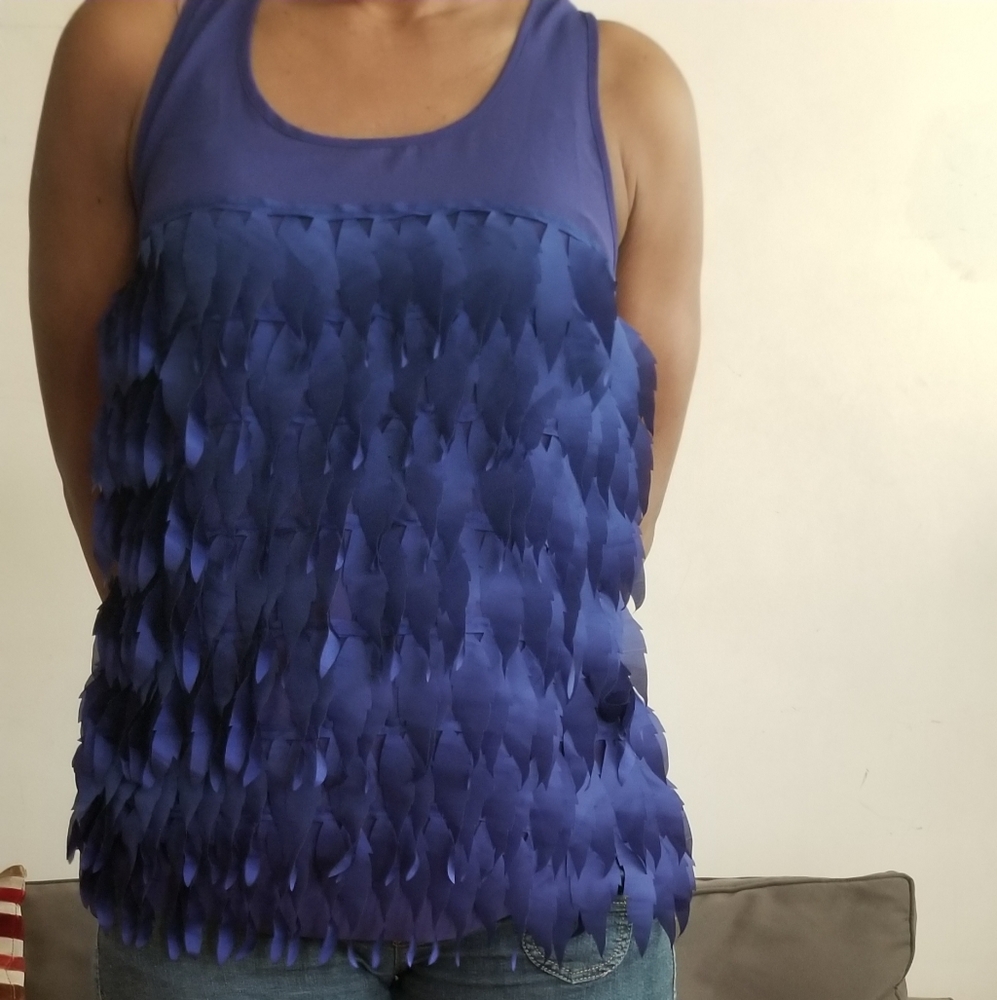 Pepper royal blue blouse